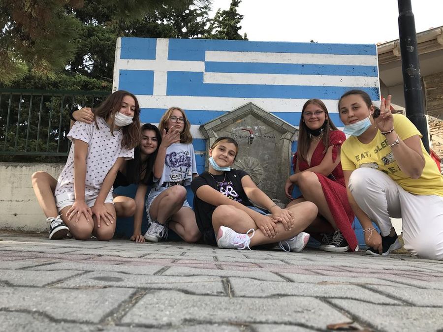 Wspomnienia z mobilności - Uczniowie Szkoły Podstawowej w Grecji