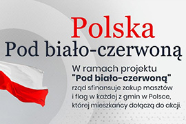 Pod biało-czerwoną - maszty w każdej z gmin w Polsce, której mieszkańcy dołączą do projektu