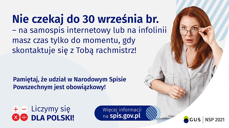 Narodowy Spis Powszechny 2021. Nie spisałeś się przez Internet? Spisz się na infolinii spisowej