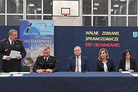 Walne Zebranie Sprawozdawcze OSP w Ciechanowcu za rok 2021.