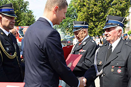 Obchody Powiatowego Dnia Strażaka w Wysokiem Mazowieckiem