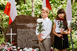 81. rocznica zbrodni sowieckiej w lesie zwanym "Moskiewskim Mostem” koło Zabłudowa
