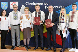Nawiązanie współpracy partnerskiej pomiędzy gminami Ciechanowiec i Podbereźce