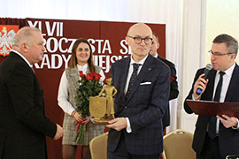Bogdan Zieliński uchwałą Rady Miejskiej został Honorowym Obywatelem Ciechanowca