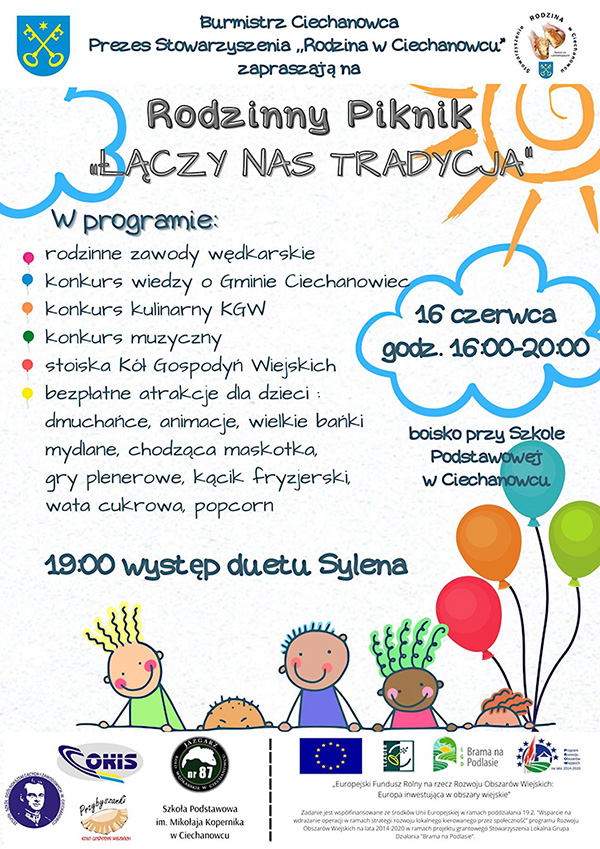 Rodzinny Piknik „Łączy nas Tradycja” - w programie wiele atrakcji dla dzieci i dorosłych