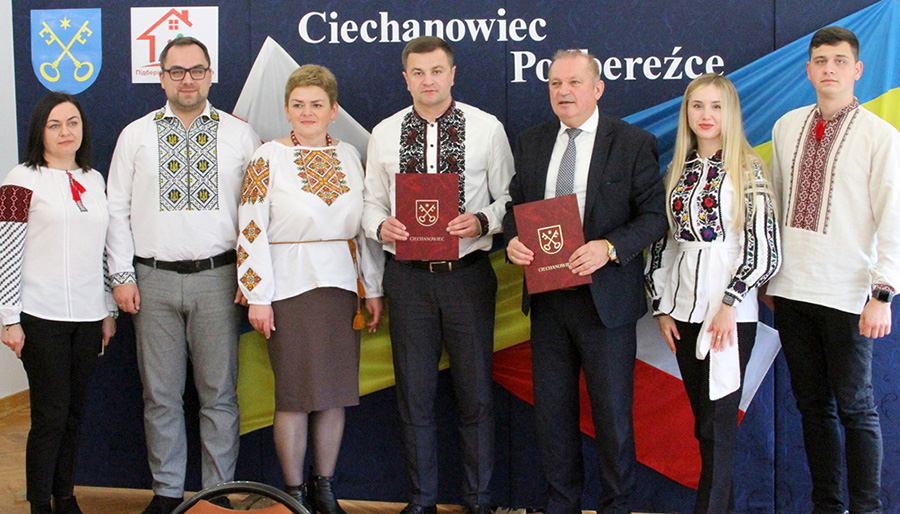 Nawiązanie współpracy partnerskiej pomiędzy gminami Ciechanowiec i Podbereźce