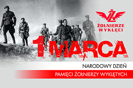 Zaproszenie na uroczystość z okazji Narodowego Dnia Pamięci Żołnierzy Wyklętych 1 marca 2024 r.