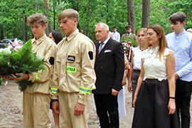 82. rocznica zbrodni sowieckiej w lesie zwanym "Moskiewskim Mostem” koło Zabłudowa