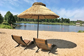 Kąpielisko nad zalewem w Ciechanowcu nabrało nowego blasku