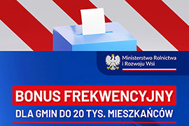 Bonus frekwencyjny dla gmin do 20 tys. mieszkańców zachętą do udziału w głosowaniu