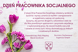 Dzień Pracownika Socjalnego uznania za wysiłek w wypełnianiu ważnej roli społecznej