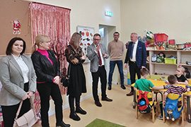 Wizyta delegacji gminy Ciechanowiec w gminie Czarnia - poznanie organizacji i funkcjonowania Centrum Usług Społecznych 