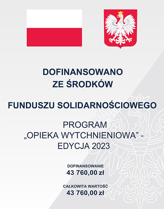 Dofinansowanie na realizację zadania w ramach programu „Opieka wytchnieniowa” edycja 2023 