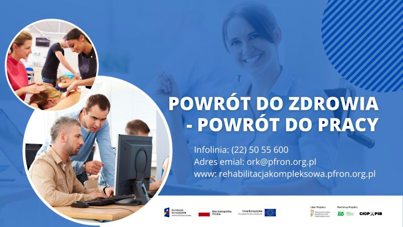 Kompleksowa rehabilitacja to program umożliwiający powrót do zdrowia i powrót do pracy