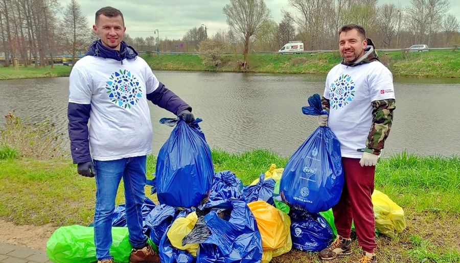 45 worków śmieci, 2 opony i fotel samochodowy - to bilans akcji Sprzątanie Rzeki Nurzec 2023