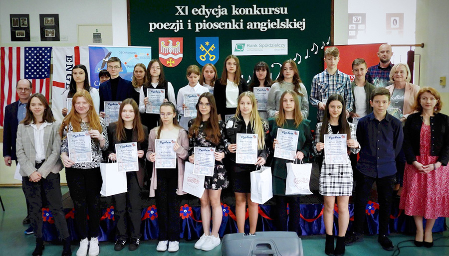 Laureaci XI edycji regionalnego Konkursu Poezji i Piosenki Angielskiej
