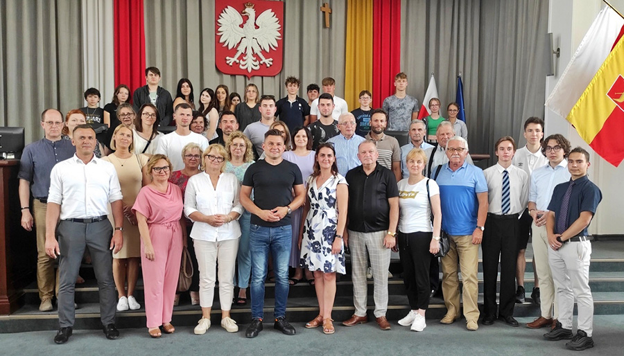 Wyjazd Młodzieżowej Rady Miejskiej i delegacji ciechanowieckich samorządowców do Łodzi