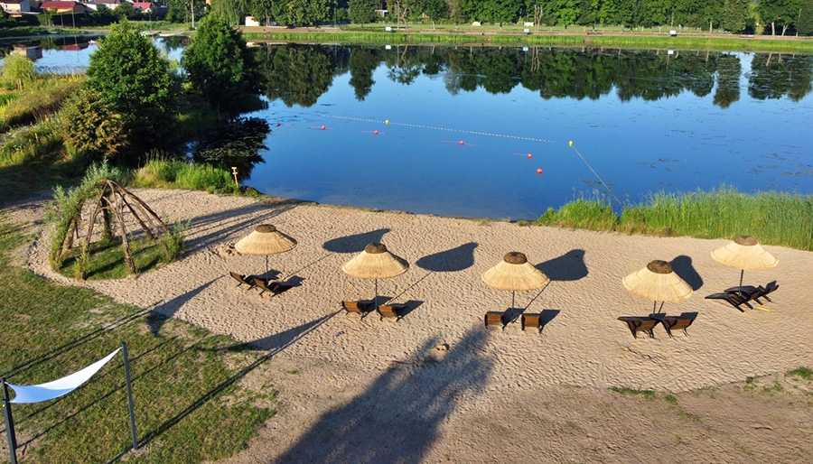 Kąpielisko nad zalewem w Ciechanowcu nabrało nowego blasku