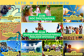 Lato w Ciechanowcu - wakacyjna oferta kulturalno-rekreacyjna naszej gminy