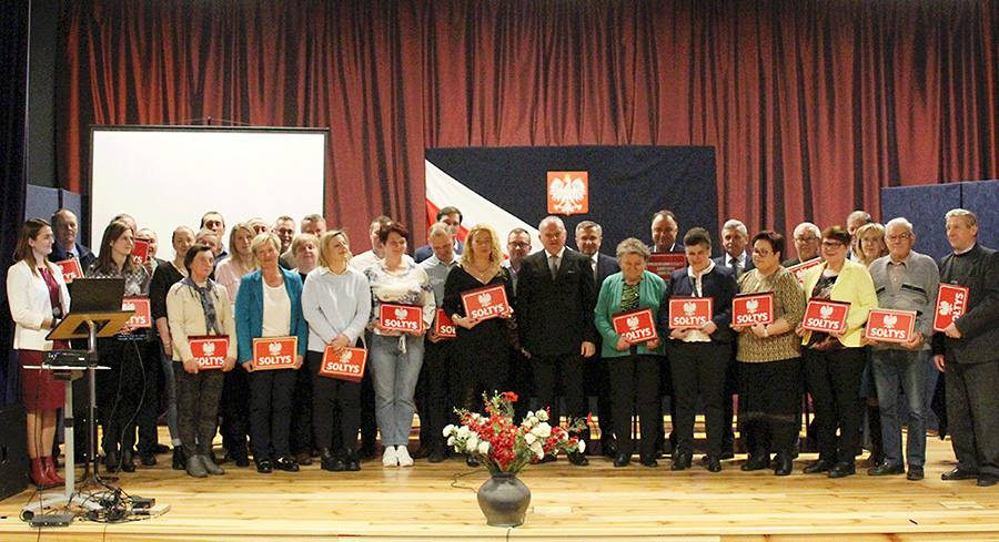 Życzenia sołtysom w dniu ich święta, podziękowania i nominacje na nową kadencję 2024-2029