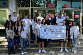 Wyjazd studyjny Młodzieżowej Rady Miejskiej w Ciechanowcu do Warszawy