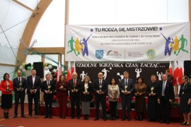 Uroczyste otwarcie hali sportowej „Olimpia” w Łempicach