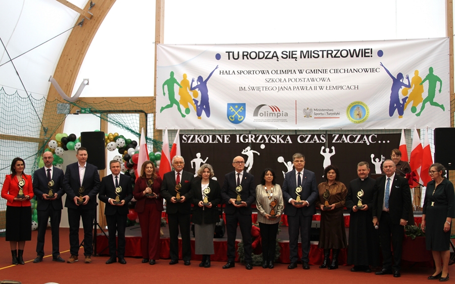 Uroczyste otwarcie hali sportowej „Olimpia” w Łempicach