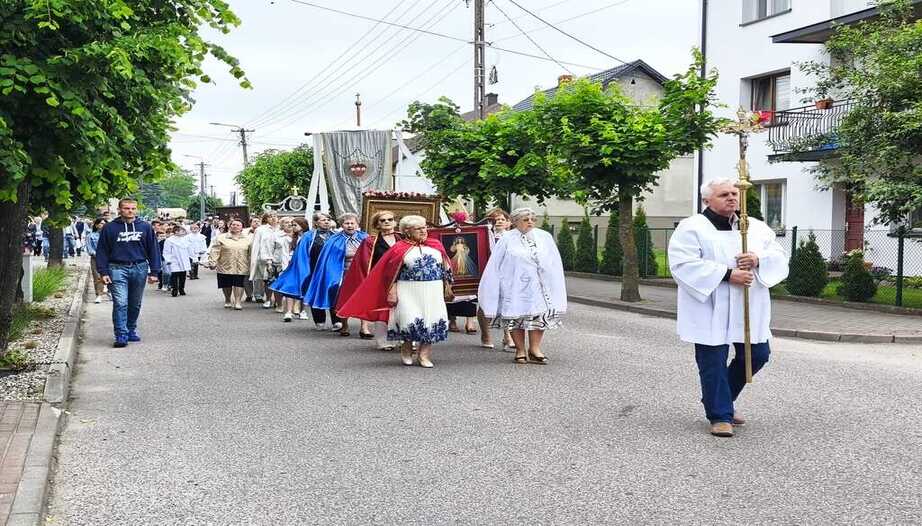 Święto Bożego Ciała - procesje z Najświętszym Sakramentem ulicami Ciechanowca