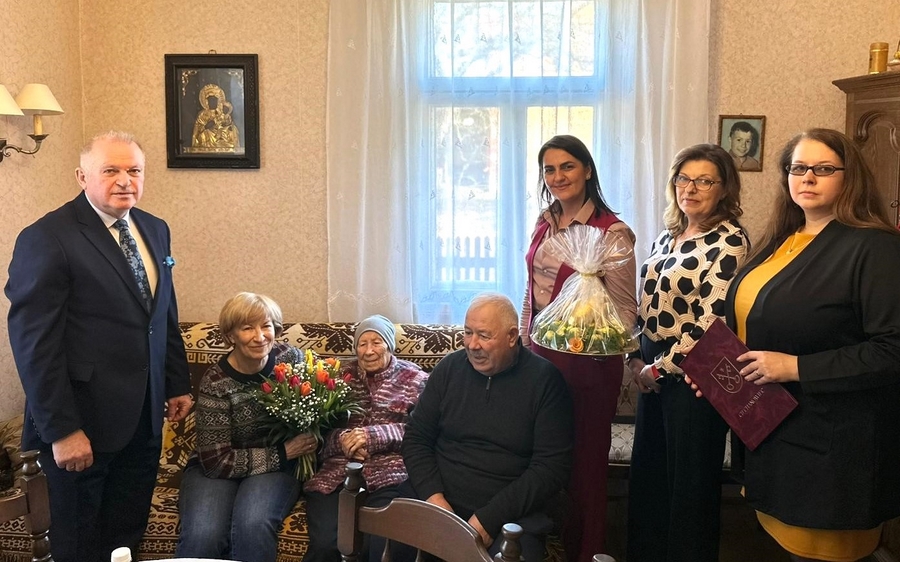 105. urodziny najstarszej mieszkanki gminy Ciechanowiec