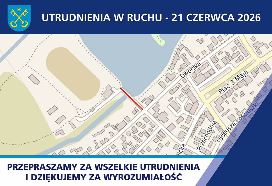 Komunikat o czasowych utrudnieniach w ruchu w związku z wydarzeniem „Wianki na Nurcu”