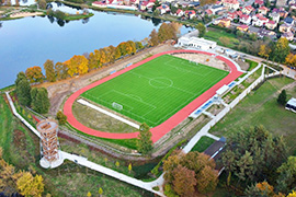 Dotacja celowa z budżetu Województwa Podlaskiego na zadanie „Przebudowa Stadionu Miejskiego w Ciechanowcu”