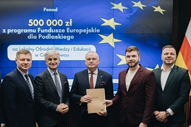 Gmina Ciechanowiec otrzymała dofinansowanie projektu „Lokalny Ośrodek Wiedzy i Edukacji w Ciechanowcu”