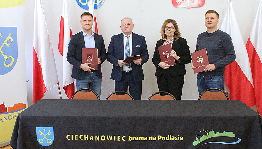 Umowa na budowę Gminnego Punktu Selektywnej Zbiórki Odpadów Komunalnych