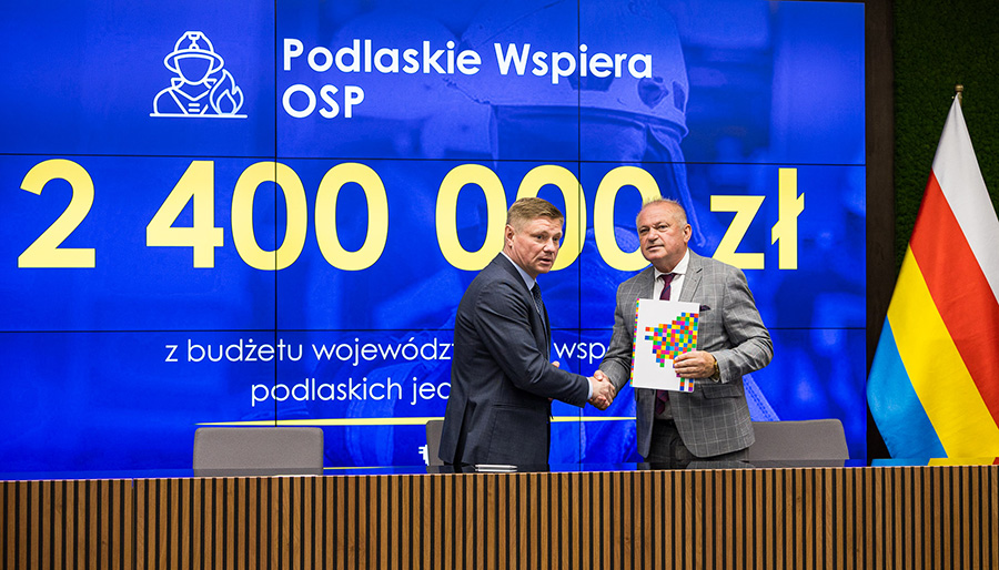 Współpraca, która rozwija sport - umowa pomiędzy Unią Ciechanowiec i Jagiellonią Białystok
