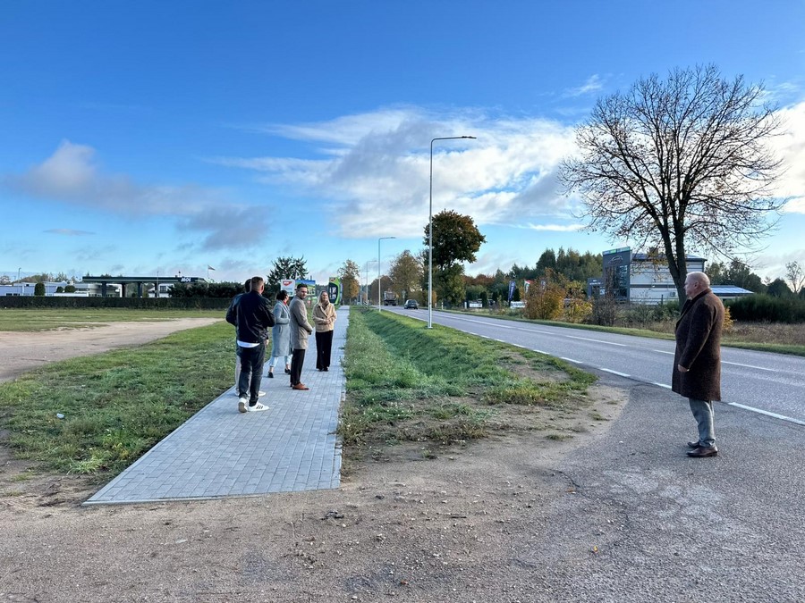 Odbiór końcowy zadania pn.: „Przebudowa drogi wojewódzkiej nr 681 w zakresie budowy oświetlenia drogowego ul. Sienkiewicza w Ciechanowcu”.