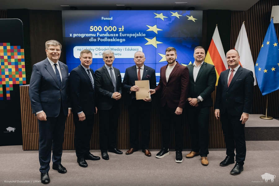 Gmina Ciechanowiec otrzymała dofinansowanie projektu „Lokalny Ośrodek Wiedzy i Edukacji w Ciechanowcu”