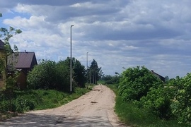 Odbiór końcowy zadania pn.: „Przebudowa drogi w zakresie rozbudowy oświetlenia drogowego w m. Kobusy gm. Ciechanowiec”