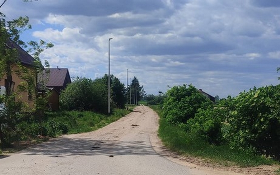 Odbiór końcowy zadania pn.: „Przebudowa drogi w zakresie rozbudowy oświetlenia drogowego w m. Kobusy gm. Ciechanowiec”
