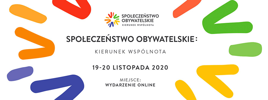 Zaproszenie na konferencję online "Społeczeństwo obywatelskie: kierunek wspólnota"