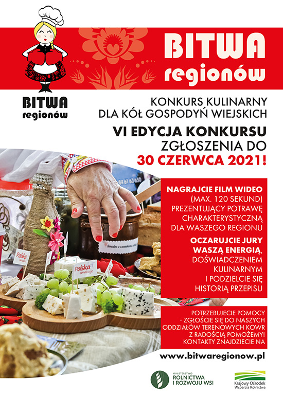 Konkurs kulinarny dla Kół Gospodyń Wiejskich - „Bitwa Regionów”