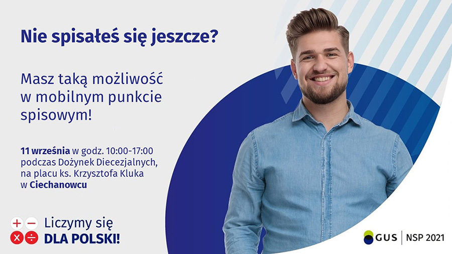 Punkt Spisowy podczas Dożynek Diecezjalnych - pomoc pracowników Urzędu Statystycznego