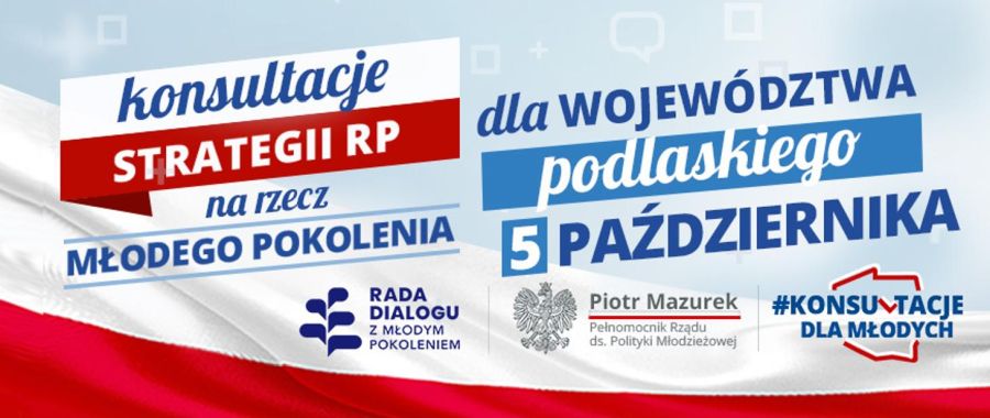 Zaproszenie do udziału w Konsultacjach Strategii RP na rzecz młodego pokolenia