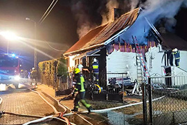 Apel Burmistrza Ciechanowca o pomoc finansową na odbudowę spalonego domu