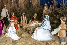 Spotkajmy się w szopce - szopka bożonarodzeniowa w Muzeum Rolnictwa w Ciechanowcu 