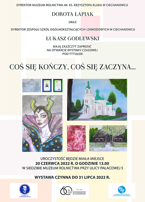 Wystawa prac dyplomowych absolwentów Ogólnokształcącej Szkoły Sztuk Pięknych w Ciechanowcu 