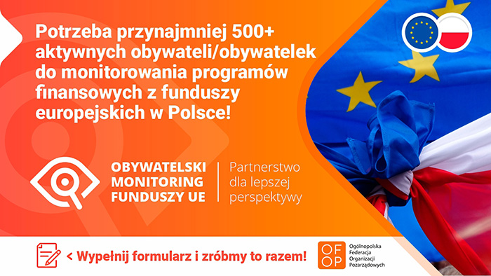 Obywatelski monitoring funduszy europejskich