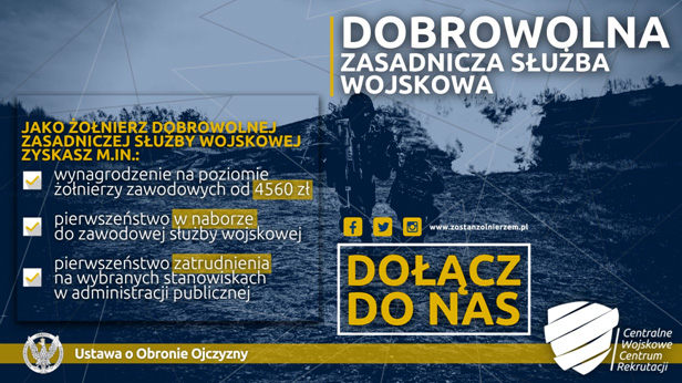 Chcesz wstąpić do Wojska Polskiego? Wybierz karierę żołnierza zawodowego