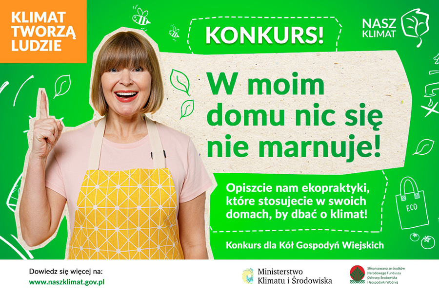 Konkurs dla Kół Gospodyń Wiejskich „W moim domu nic się nie marnuje”