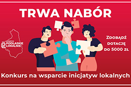 Trwa nabór wniosków mikrodotacyjnych w konkursie na Wsparcie Inicjatyw Lokalnych