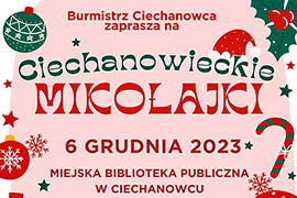 Ciechanowieckie Mikołajki z świąteczną przygodą w świecie książek